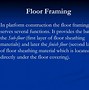 Image result for Floor Framing Members