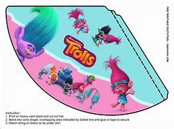 Image result for Trolls Happy Birthday Template