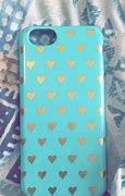 Image result for iPhone 11 Teal Gold Heart Case