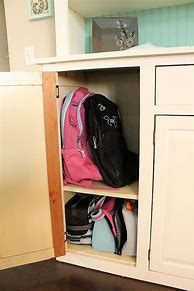 Image result for School Backpack Storage Ideas