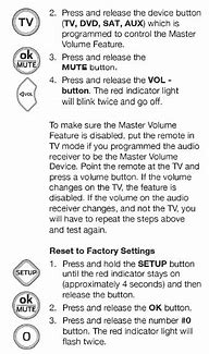 Image result for Onn Universal Remote Toshiba TV Codes List