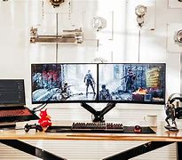 Image result for Portable Laptop Dual Monitor Setup