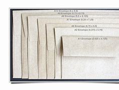 Image result for A2 and A7 Size Envelopes