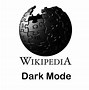 Image result for Wikipedia Dark Mode
