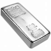 Image result for 100 Ounce Silver Bar