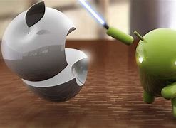 Image result for iPhone and Android Fighting