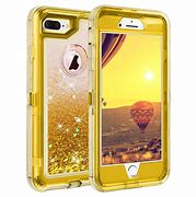 Image result for iPhone 7 Gold Glitter Case