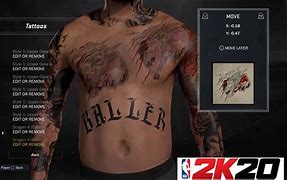 Image result for NBA 2K Tattoos