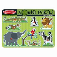 Image result for Melissa and Doug Sound Puzzle Zoo Animals