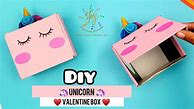 Image result for DIY Unicorn Valentine Box