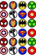 Image result for Superhero Cupcake Toppers