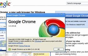 Image result for Google Chrome First Version