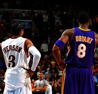 Image result for Allen Iverson Wearing a Kobe Jersey
