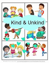 Image result for Kind Unkind Worksheet