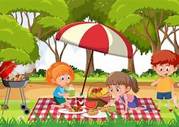 Image result for Animated Clip Art Round Picnic Table