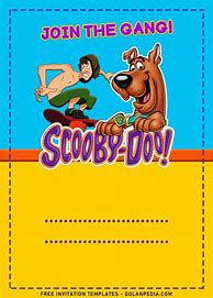 Image result for Scooby Doo Birthday Invitation Wording