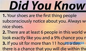 Image result for Did You Know Silly Facts