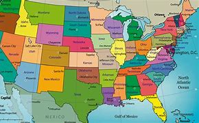 Image result for United States Map by States