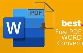 Image result for 10 Free Download PDF to Word Converter