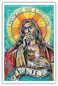 Image result for Funny Jesus Painting