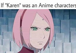 Image result for Anime Karen Meme