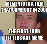 Image result for Memento Wave Meme