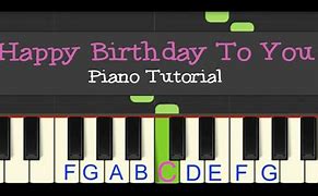 Image result for Happy Birthday Piano Tutorial