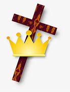 Image result for Cross With Crown Clip Art