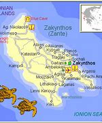 Image result for Zakynthos Island Map