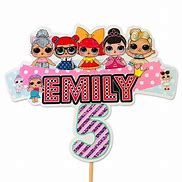 Image result for Personalised LOL Cake Topper