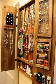 Image result for DIY Jewelry Holder Wall