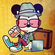 Image result for Hipster Mickey Mouse