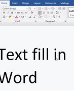 Image result for Text Fill Word