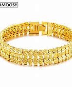 Image result for 24K Gold Bracelet for Men
