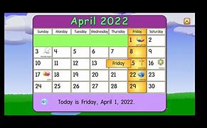 Image result for Starfall Calendar April