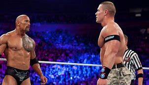 Image result for Rock and John Cena