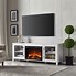 Image result for White 90 Inch TV Stand with Fireplace