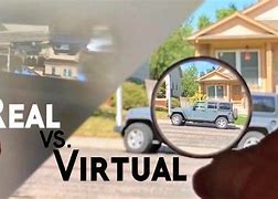 Image result for Real Image versus Virtual Image