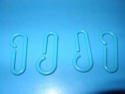 Image result for Blue Mini Plastic S Hook Clip