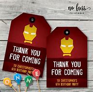 Image result for Iron Man Bag Tag