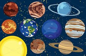 Image result for 9 Planets Clip Art