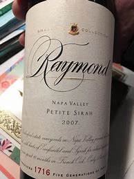 Image result for Raymond Petite Sirah Small Lot Collection