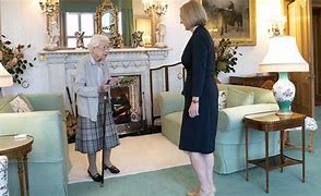 Image result for Liz Truss and the Queen