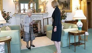 Image result for Picture of Queen with Liz Truss