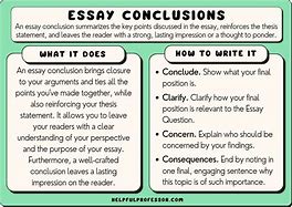 Image result for Conclusion Examples for Argumentative Essays