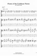 Image result for Pirates of the Caribbean Guitar Notes