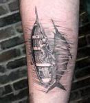 Image result for Fishing Boat Tattoo