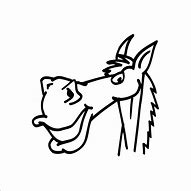 Image result for Funny Horse Face Drawing