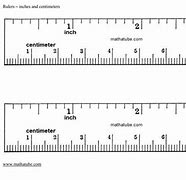 Image result for Ruler Measurement Chart