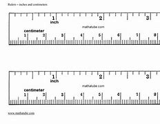 Image result for Free Printable Ruler